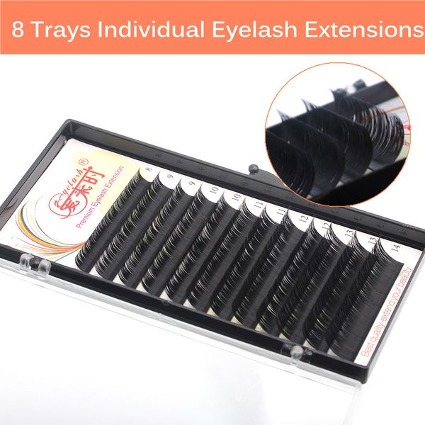 8 boxs false mink eyelash extension 100% handmade korea silk individual eyelash lashes bcd curl soft fake makeup tools
8 boxs false mink eyelash extension 100% handmade korea silk individual eyelash lashes bcd curl soft fake makeup tools