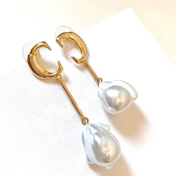 2019 fashion big natural freshwater cultured pearl dangle earrings luxury gold jewelry fancy ab design tassel earrings, Silver
2019 fashion big natural freshwater cultured pearl dangle earrings luxury gold jewelry fancy ab design tassel earrings, Silver
