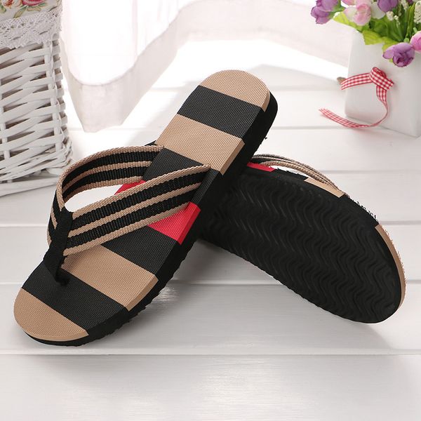 summer men slippers flip flops indoor shoes striped color comfortable eva non-slip slipper beach shoes zapatillas pantuflas, Black 
summer men slippers flip flops indoor shoes striped color comfortable eva non-slip slipper beach shoes zapatillas pantuflas, Black