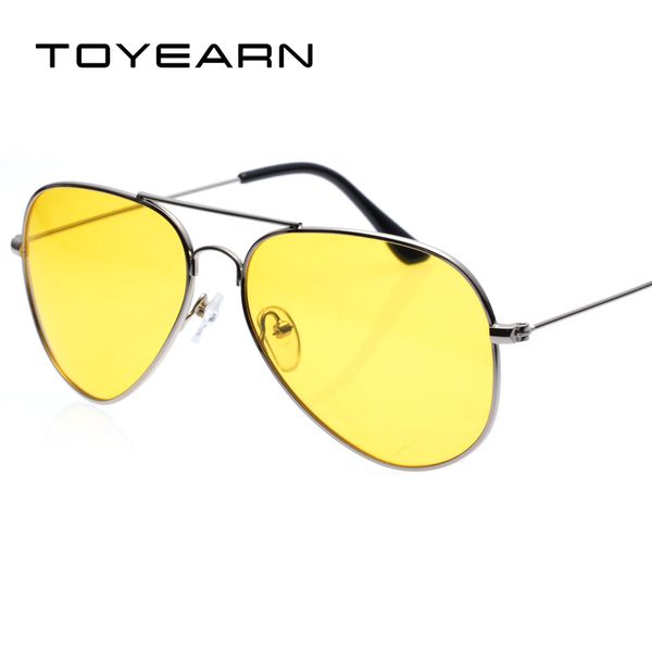 toyearn classic brand vintage pilot sunglasses men driving goggle yellow night vision sun glasses for male oculos de sol uv400, White;black
toyearn classic brand vintage pilot sunglasses men driving goggle yellow night vision sun glasses for male oculos de sol uv400, White;black