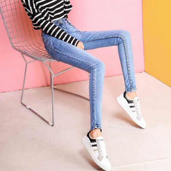 эластичная сила джинсы женщина 2019 сезон костюм-платье с высокой талией самосовершенствование показать тонкие и маленькие ноги карандаш брю, Red 
эластичная сила джинсы женщина 2019 сезон костюм-платье с высокой талией самосовершенствование показать тонкие и маленькие ноги карандаш брю, Red