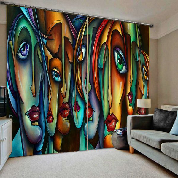 personality curtains color face customized 3d curtains new window balcony thickened windshield blackout curtains
personality curtains color face customized 3d curtains new window balcony thickened windshield blackout curtains