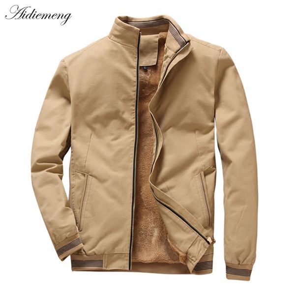 winter fleece jacket men 2018 casual bomber jacket men windbreaker fashion cotton warm male coat for outwear coat, Black;brown
winter fleece jacket men 2018 casual bomber jacket men windbreaker fashion cotton warm male coat for outwear coat, Black;brown