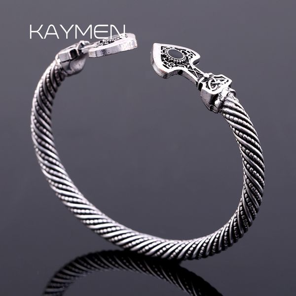 bangle kaymen arrivla fshion vintage viking for women men jewelry 2 colors 3287, Black
bangle kaymen arrivla fshion vintage viking for women men jewelry 2 colors 3287, Black