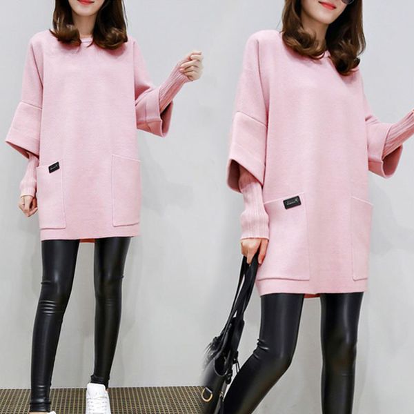 new women fake two pieces sweatershirt winter autumn thick loose pullover, White;black
new women fake two pieces sweatershirt winter autumn thick loose pullover, White;black