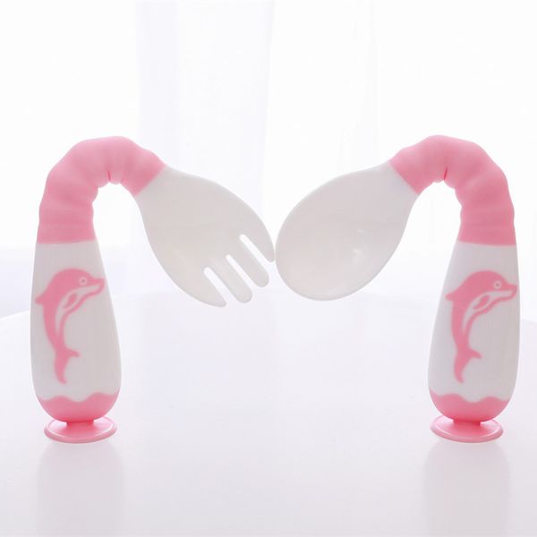 New Style Stereo Sucker Shilly Spoon And Fork Set Bendable with Suckers Spoon Baby Tableware with Storage Box 9098
New Style Stereo Sucker Shilly Spoon And Fork Set Bendable with Suckers Spoon Baby Tableware with Storage Box 9098