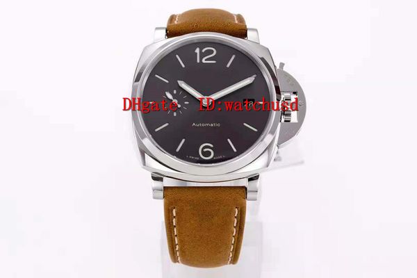 vs factory pam 904 luxury watches stainless steel mens watches date display sapphire waterproof swiss automatic mechanical solid case back, Slivery;brown
vs factory pam 904 luxury watches stainless steel mens watches date display sapphire waterproof swiss automatic mechanical solid case back, Slivery;brown