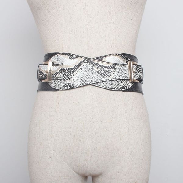 lanmrem 2018 new fashion snake print double pin buckle decorated all-match elastic wide belt female's clothing accessories yf513, Black;brown
lanmrem 2018 new fashion snake print double pin buckle decorated all-match elastic wide belt female's clothing accessories yf513, Black;brown