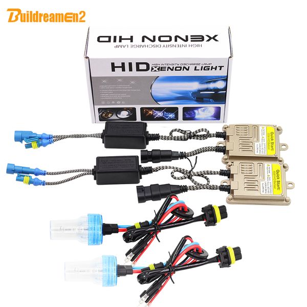 

buildreamen2 h1 h3 h7 h8 h9 h11 880 881 9005 9006 55w hid xenon kit ac ballast bulb 3000k-8000k car light headlight headlamp