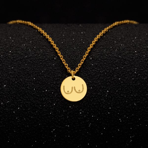 pendant necklaces simple round necklace for women gold stainless steel elegant fashion jewelry collares mujer bijoux collier, Silver
pendant necklaces simple round necklace for women gold stainless steel elegant fashion jewelry collares mujer bijoux collier, Silver