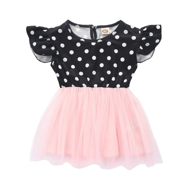 girl's dresses summer sleeveless dress girls' european and american style wave dot flying sleeve princess stitching mesh skirt, Red;yellow
girl's dresses summer sleeveless dress girls' european and american style wave dot flying sleeve princess stitching mesh skirt, Red;yellow