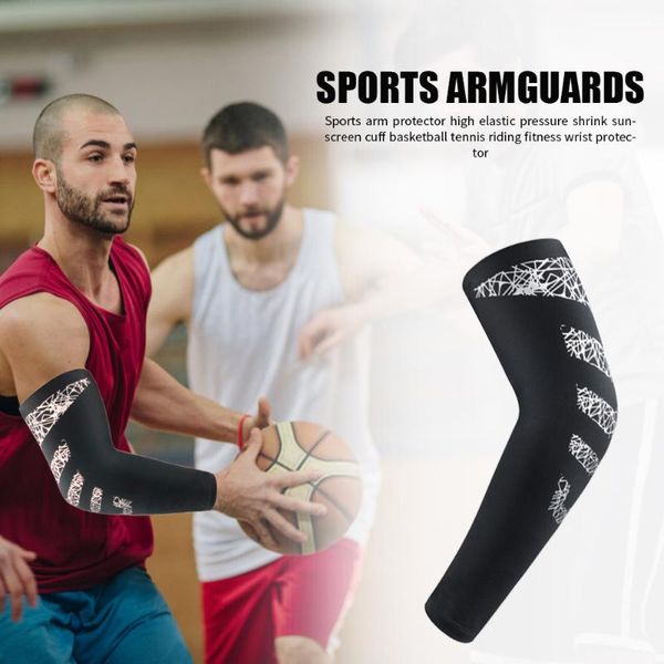 breathable 2x arm sleeve pad uv protection elastic elbow support for basketball sports running cycling badminton sport, Black;gray
breathable 2x arm sleeve pad uv protection elastic elbow support for basketball sports running cycling badminton sport, Black;gray