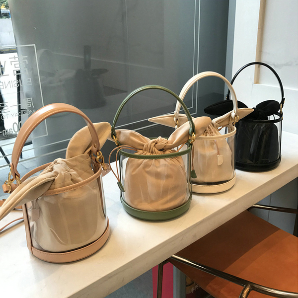 brang women bag leather female bow leather portable bucket bag bow rabbit ears handbag transparent bag780a#
brang women bag leather female bow leather portable bucket bag bow rabbit ears handbag transparent bag780a#