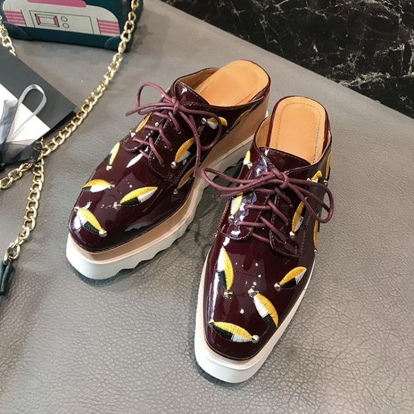 mljuese 2020 women slippers soft cow leather summer lace up wine red color platform sandals party dress wedding size 42, Black
mljuese 2020 women slippers soft cow leather summer lace up wine red color platform sandals party dress wedding size 42, Black