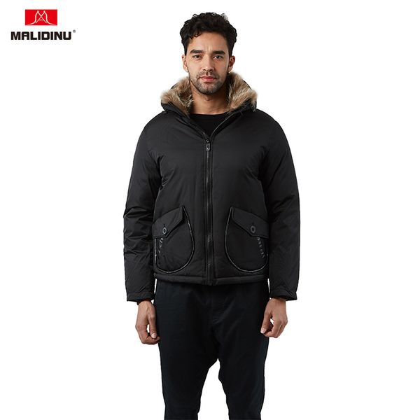 malidinu 2019 men down jacket winter down coat parka real fur duck jacket white russian winter -30c, Black
malidinu 2019 men down jacket winter down coat parka real fur duck jacket white russian winter -30c, Black
