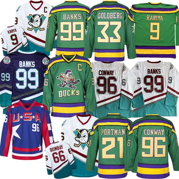 mighty ducks movie jersey 9 paul kariya 96 charlie conway 99 adam banks 66 gordon bombay 33 greg goldberg hockey jersey s-3xl, Black;red
mighty ducks movie jersey 9 paul kariya 96 charlie conway 99 adam banks 66 gordon bombay 33 greg goldberg hockey jersey s-3xl, Black;red