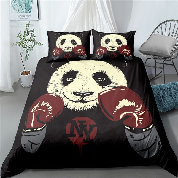 3d bedding set king size kids cartoon bed linen panda print duvet cover set with pillow case comforter sets home textiles
3d bedding set king size kids cartoon bed linen panda print duvet cover set with pillow case comforter sets home textiles