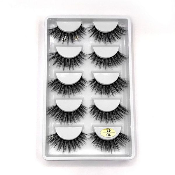 5 pairs natural false eyelashes dramatic volume fake lashes makeup eyelash extension silk eyelashes beauty extension tools
5 pairs natural false eyelashes dramatic volume fake lashes makeup eyelash extension silk eyelashes beauty extension tools