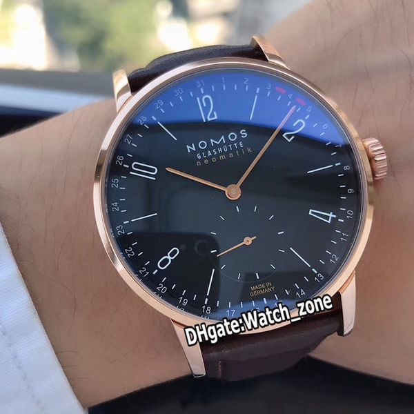 new nomos glashutte neomatik tangente 181 automatic mens watch rose gold case black dial number stick markers leather watches watch_zone, Slivery;brown
new nomos glashutte neomatik tangente 181 automatic mens watch rose gold case black dial number stick markers leather watches watch_zone, Slivery;brown