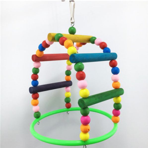 parrot round swing parrot toys middle and small size parrot bird to climb ladder cage parts
parrot round swing parrot toys middle and small size parrot bird to climb ladder cage parts