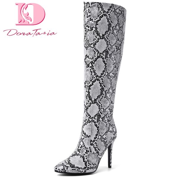 doratasia big size 43 leisure party boots female thin high heels shoes woman knee high boots women's shoes, Black
doratasia big size 43 leisure party boots female thin high heels shoes woman knee high boots women's shoes, Black