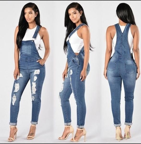 qmgood fashion denim women's overalls high waist ripped jeans woman jumpsuits stretch denim pants female torn jumper trousers, Blue
qmgood fashion denim women's overalls high waist ripped jeans woman jumpsuits stretch denim pants female torn jumper trousers, Blue