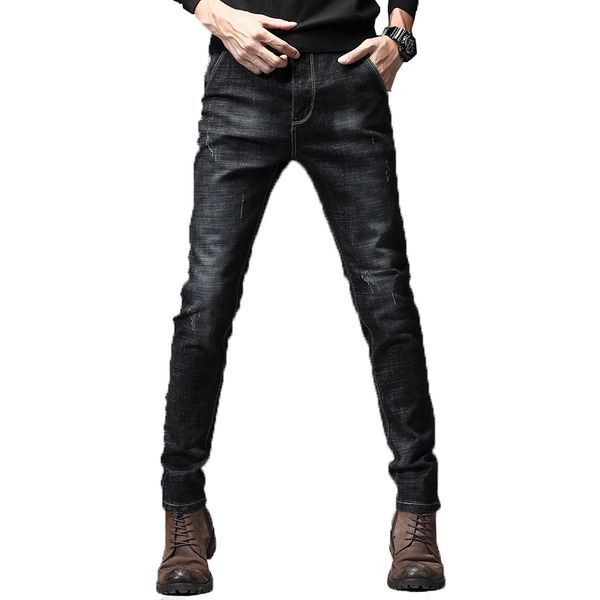 2020 black jeans men elasticity slim fit skinny ripped jean men trend denim trousers male streetwear stretch pantalons 27-38, Blue
2020 black jeans men elasticity slim fit skinny ripped jean men trend denim trousers male streetwear stretch pantalons 27-38, Blue