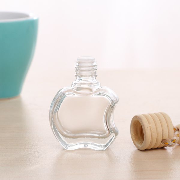 8ml apple shaped glass perfume bottles with rope car hanging essential oil air freshener diffusers wholesale
8ml apple shaped glass perfume bottles with rope car hanging essential oil air freshener diffusers wholesale