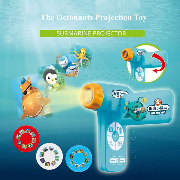 The Octonauts Projection Toy Led Picture Projector Toys Child Camera Flashlight Fairy Tale Gifts For Kids