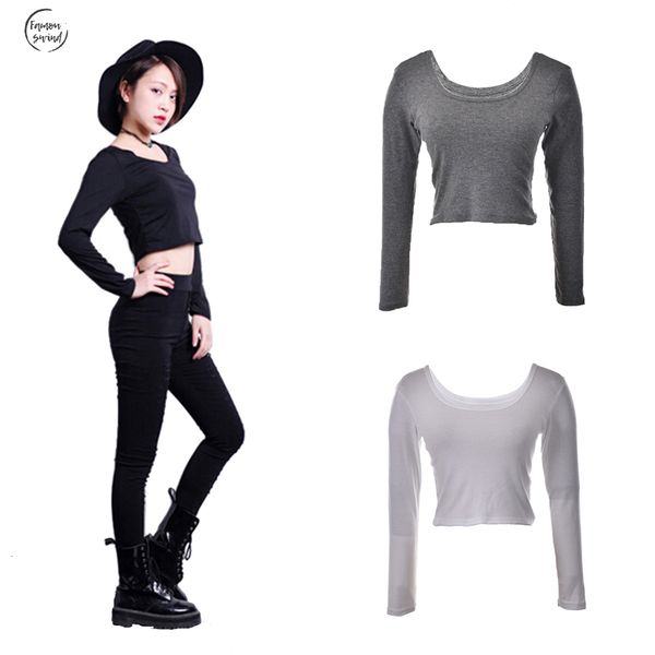 t shirt fall fashion autumn crop ladies long sleeve women basic stretch white midriff short grey t
t shirt fall fashion autumn crop ladies long sleeve women basic stretch white midriff short grey t