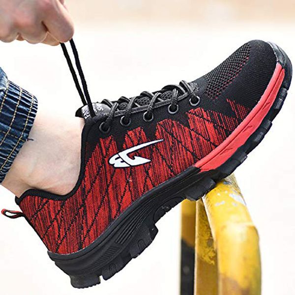 selling men women work safety shoes steel toe protect industrial construction sneakers -b5, Black
selling men women work safety shoes steel toe protect industrial construction sneakers -b5, Black