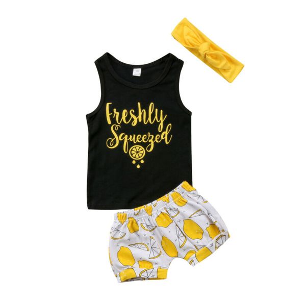 baby clothes set kids baby girl lemon clothes vest +lace pants outfits sunsuit summer set, White
baby clothes set kids baby girl lemon clothes vest +lace pants outfits sunsuit summer set, White