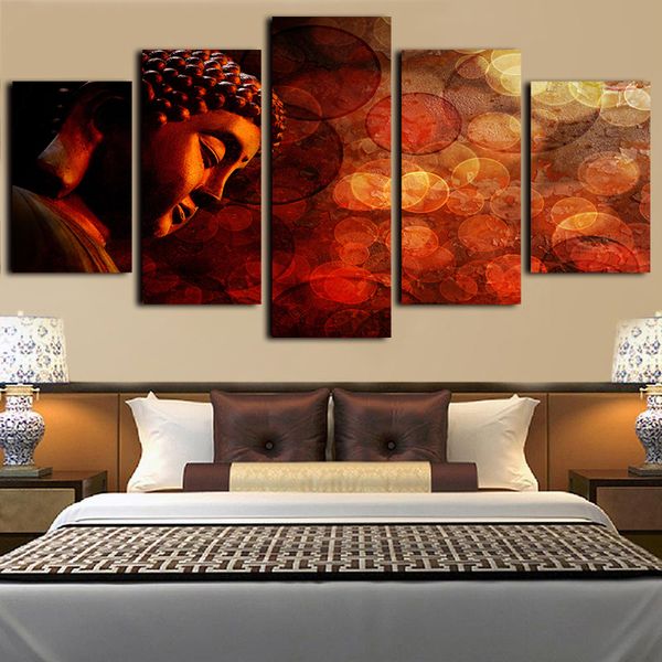 5 piece canvas wall art oil paintings giclee art print red psychedelic buddha modern pictures poster for bedroom living room home decor
5 piece canvas wall art oil paintings giclee art print red psychedelic buddha modern pictures poster for bedroom living room home decor