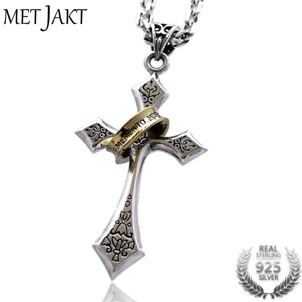 metjakt classic 925 sterling silver jesus cross pendant with can move gold rings for vintage jewelry (just pendant
metjakt classic 925 sterling silver jesus cross pendant with can move gold rings for vintage jewelry (just pendant