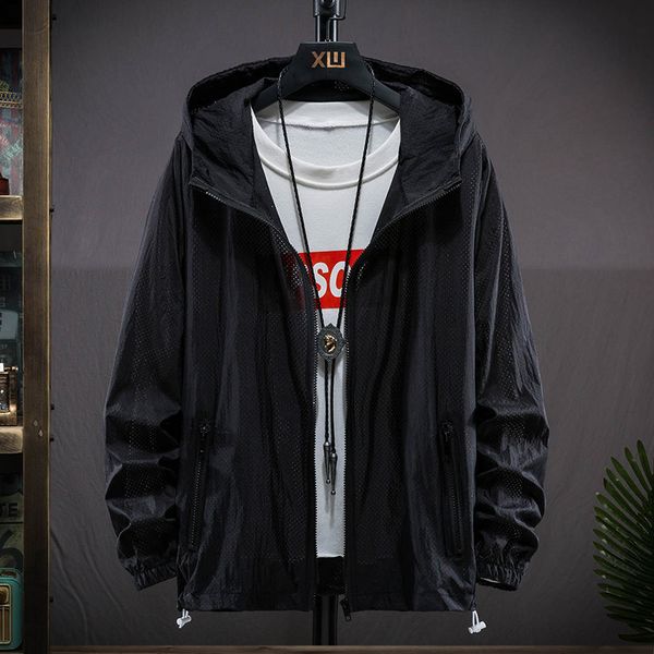 2020 spring summer men's mesh breathable hooded jackets light-weight thin windbreaker sunscreen casual zipper coats solid colors, Black;brown
2020 spring summer men's mesh breathable hooded jackets light-weight thin windbreaker sunscreen casual zipper coats solid colors, Black;brown