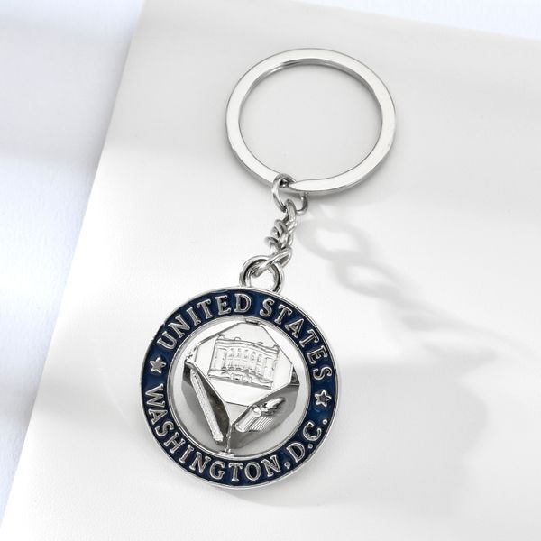 сша washington.d.c keychain известные здания dice вращающийся key ring для автомобиля аксессуары, Silver
сша washington.d.c keychain известные здания dice вращающийся key ring для автомобиля аксессуары, Silver