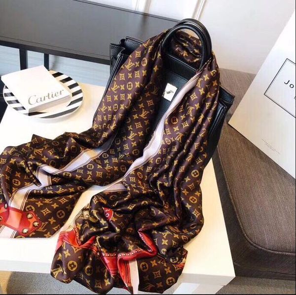 spring summer womens silk scarf fashion ladies print classic elegant wrap scarves size 180x90cm gift, Blue;gray
spring summer womens silk scarf fashion ladies print classic elegant wrap scarves size 180x90cm gift, Blue;gray
