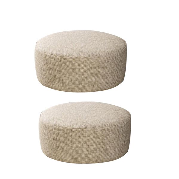 2pcs beige 28x13cm machine washable removable round linen fabric footstool cover protection wood stool slipcover
2pcs beige 28x13cm machine washable removable round linen fabric footstool cover protection wood stool slipcover