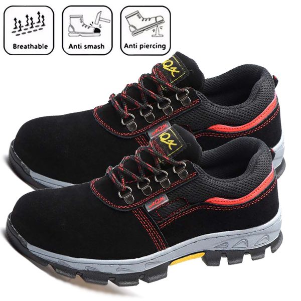 fznyl men safety shoes breathable mesh steel toe non-slip insulation boots construction site essential protective footwear, Black
fznyl men safety shoes breathable mesh steel toe non-slip insulation boots construction site essential protective footwear, Black
