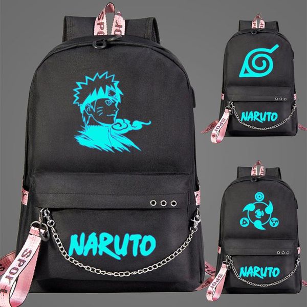 new women usb chain travel backpack luminous blue light naruto prints boys girls kids school bag canvas men bagpack bookbag
new women usb chain travel backpack luminous blue light naruto prints boys girls kids school bag canvas men bagpack bookbag