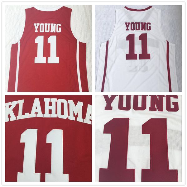 ncaa men's trae #11 young oklahoma sooners jerseys red white basketball jerseys college shirts stitched shirt embroidered, Black
ncaa men's trae #11 young oklahoma sooners jerseys red white basketball jerseys college shirts stitched shirt embroidered, Black