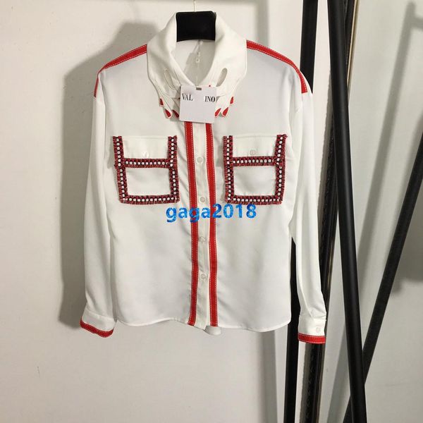 high end женщины девушки рубашка лоскутное ручной лацкан шеи кисточкой трубопроводов карман с длинными рукавами тройник блузка весна взлетно, White
high end женщины девушки рубашка лоскутное ручной лацкан шеи кисточкой трубопроводов карман с длинными рукавами тройник блузка весна взлетно, White