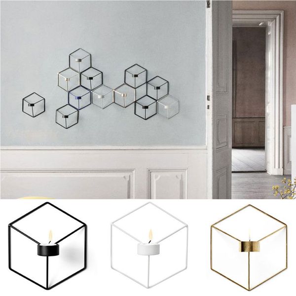 nordic style 3d geometric candlestick metal wall candle holder sconce wall mounted home room wall diy decor
nordic style 3d geometric candlestick metal wall candle holder sconce wall mounted home room wall diy decor