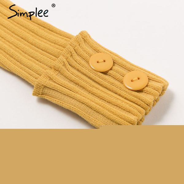 simplee knitted buttons long sleeve slim sweater 2019 women autumn winter solid pullover sweater female casual elastic, White;black
simplee knitted buttons long sleeve slim sweater 2019 women autumn winter solid pullover sweater female casual elastic, White;black