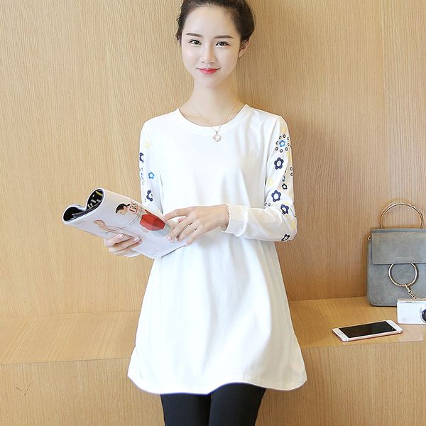 pregnant women spring o neck long sleeve geometric printing cotton a-line long t shirt maternity clothes tees shirts vipkid, White
pregnant women spring o neck long sleeve geometric printing cotton a-line long t shirt maternity clothes tees shirts vipkid, White