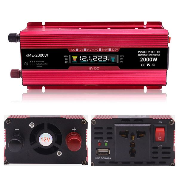 hcool inverter 12v 220v 2000w car converter 12v to 220v inversor auto power inverter charger adapter display modified sine wave
hcool inverter 12v 220v 2000w car converter 12v to 220v inversor auto power inverter charger adapter display modified sine wave
