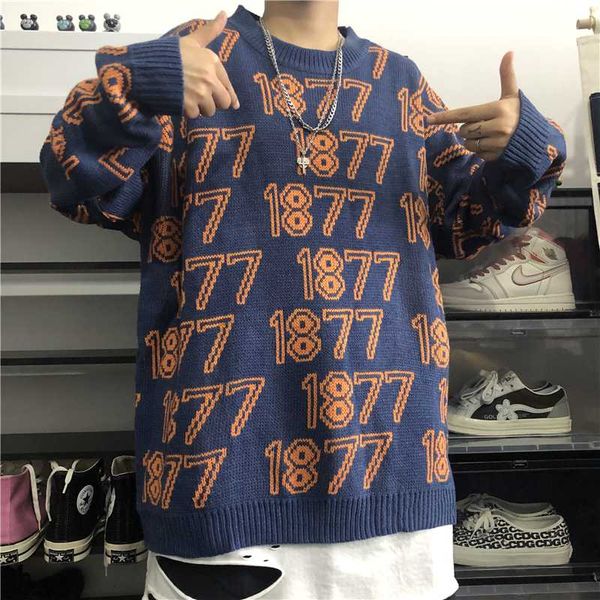 2019autumn and winter new loose retro loose wild full body knit sweater fashion casual round neck long sleeve pullover blue -xl, White;black
2019autumn and winter new loose retro loose wild full body knit sweater fashion casual round neck long sleeve pullover blue -xl, White;black