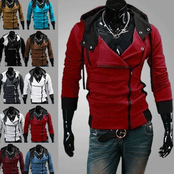 men's fashion irregular hooded jacket men slim male zipper variety color street style pocket long sleeves coat plus size 6xl, Black;brown
men's fashion irregular hooded jacket men slim male zipper variety color street style pocket long sleeves coat plus size 6xl, Black;brown