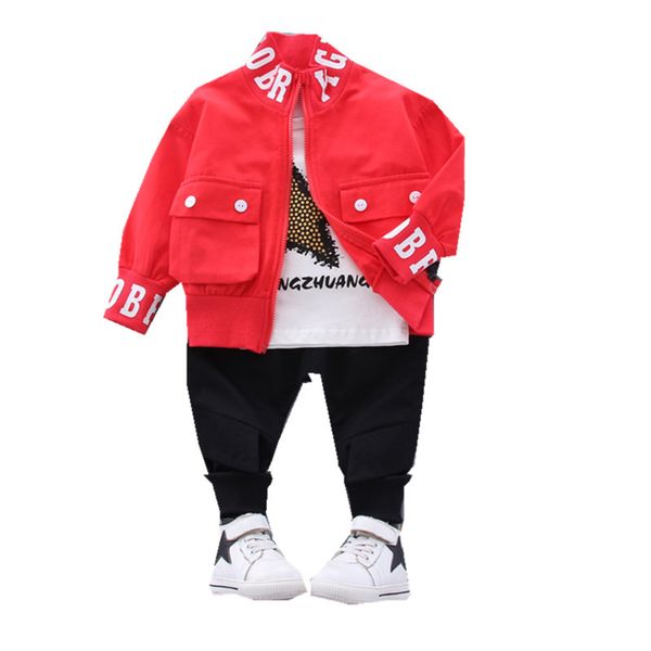 new spring autumn children cotton clothes baby boys printed t shirts coat pants 3pcs/sets infant kids fashion toddler tracksuits, White
new spring autumn children cotton clothes baby boys printed t shirts coat pants 3pcs/sets infant kids fashion toddler tracksuits, White