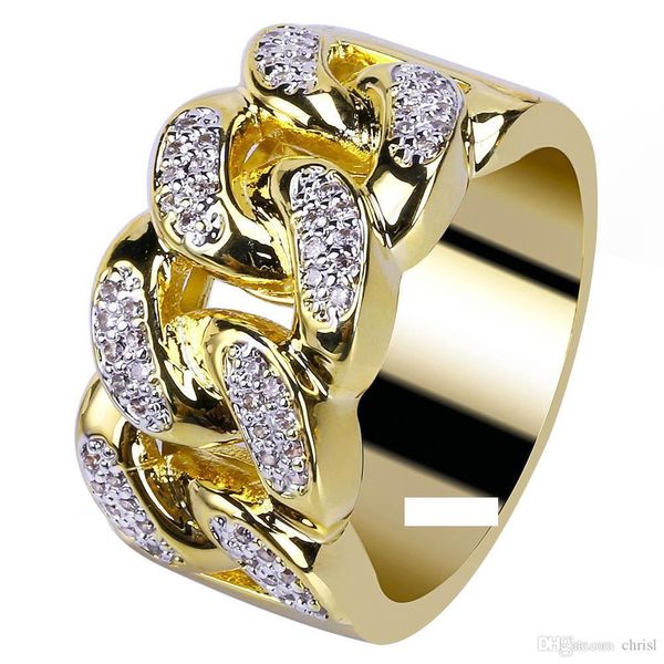 18k gold plated iced out zircon miami cuba link design hands rings hip hop rings wholesale, Silver
18k gold plated iced out zircon miami cuba link design hands rings hip hop rings wholesale, Silver